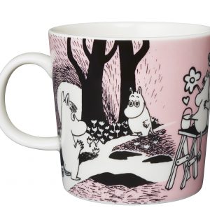 Arabia Muminmugg Rosa Love Lilla Stork