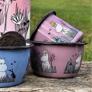 Muminvänner Snorkfröken Emaljmugg lillastork.se