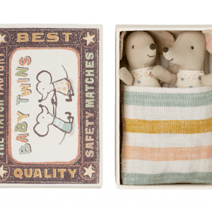 Möss Tvillingar i Ask - Baby - Maileg