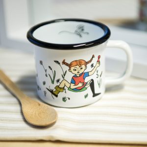 Pippi och Herr Nilsson Emaljmugg 1,5 dl