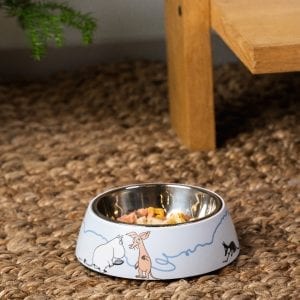 Mumin Husdjur Matskål, Blå Small