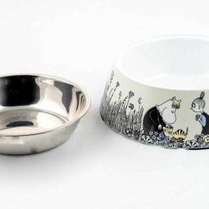 Mumin Husdjur Matskål, Grå Large