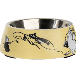 Mumin Husdjur Matskål, Gul, Medium