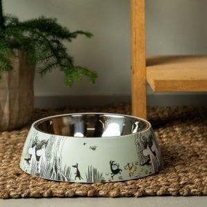 Mumin Husdjur Matskål Grön XL