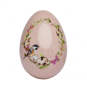 Påskägg i plåt med blomma