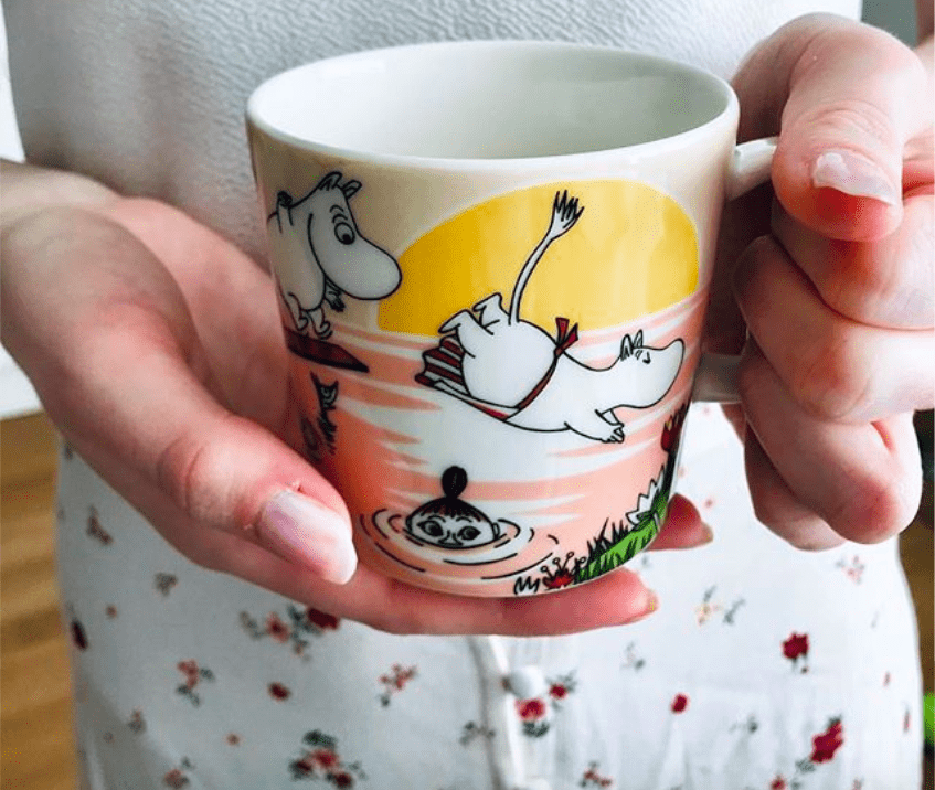 Arabia Muminmugg Kvällsdopp Lillastork.se