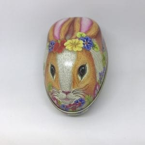 Påskägg Kanin i Plåt brun