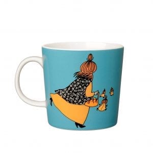 Muminmugg Mymlans mamma baksida lillastork.se