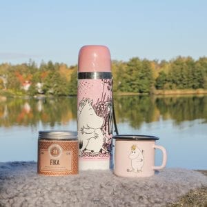 Termos Kärlek, emaljmugg snorfröken, Haupt choklad