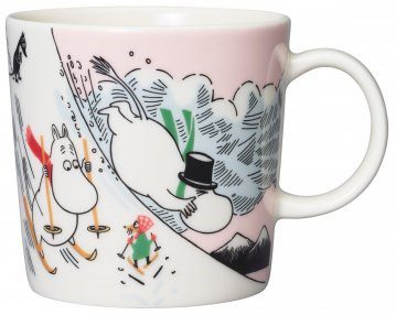 Arabia Muminmugg Åka Kana - Säsongsmugg Vinter 2023