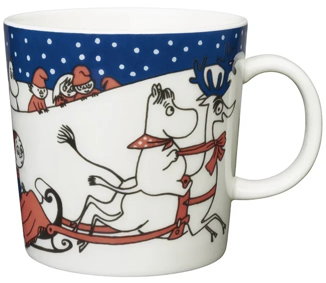 Arabia Muminmugg Julhälsning