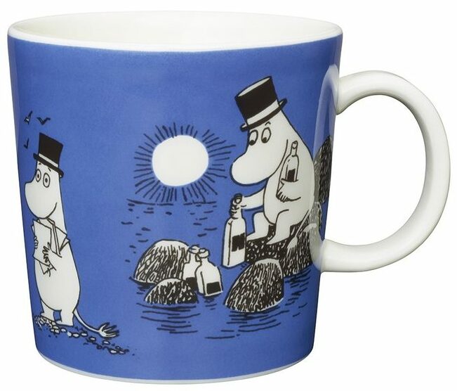 Arabia Muminmugg Mörkblå