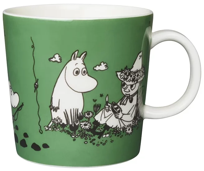 Arabia Muminmugg Mörkgrön