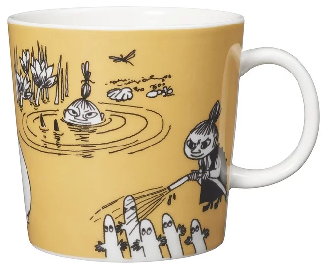 Arabia Muminmugg Mörkgul