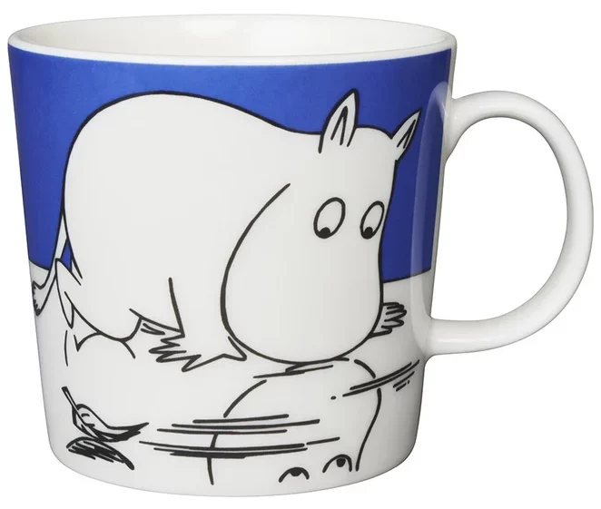 Arabia Muminmugg Mumintrollet på Isen