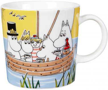 Arabia Muminmugg Segla med Klippdassen och Too-Ticki