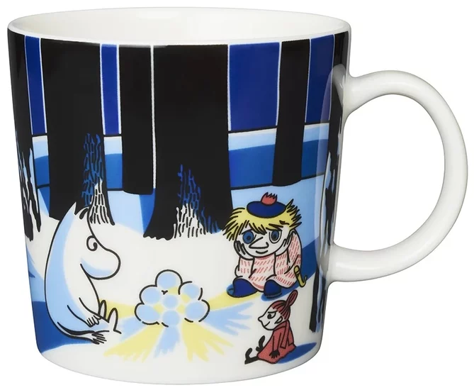 Arabia Muminmugg-Snölykta-Säsongsmugg 2007