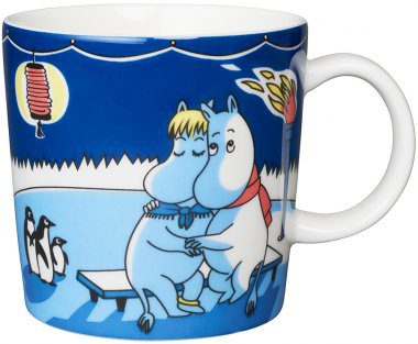 Arabia Muminmugg Vinterbrasa – Säsongsmugg Vinter 2008