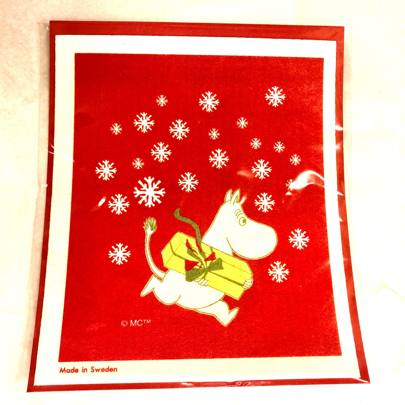 Mumin Disktrasa med Kuvert - Julklapp