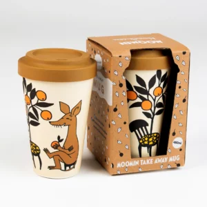 Mumin Take Away Mugg - Sniff, Apelsin