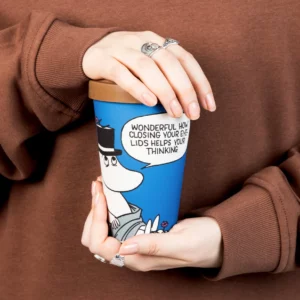 Mumin Take Away Mugg - Muminpappa Tänker