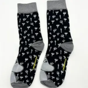 Mumin Strumpor - Mumintrollet, Svart, Strl. 36-40