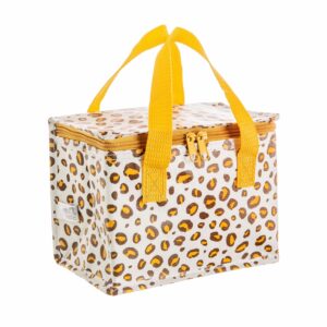 Kylväska med dragkedja- leopard