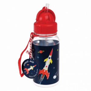 Vattenflaska med Sugrör, Space Age