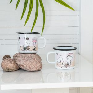 Mumin Emaljmugg - Stranden, 3,7dl