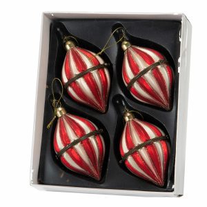 Julkula i Glas, Tivoli, Öppningsbar - 4-Pack