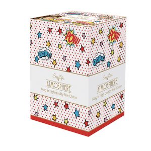 Jumbomugg Porslin Pop Art - 6 dl