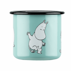 Mumin Emaljmugg - Mumintrollet Mint, 3,7 dl