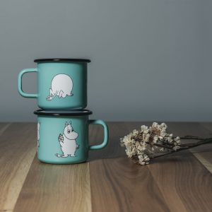 Mumin Emaljmugg - Mumintrollet Mint, 3,7 dl