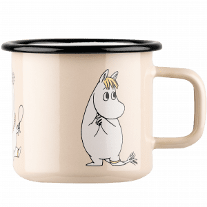 Mumin Emaljmugg - Snorkfröken. beige, 3,7 dl