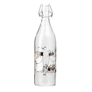 Mumin Glasflaska med Patentkork, 1 L - Stranden