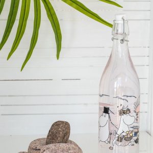 Mumin Glasflaska med Patentkork, 1 L - Stranden