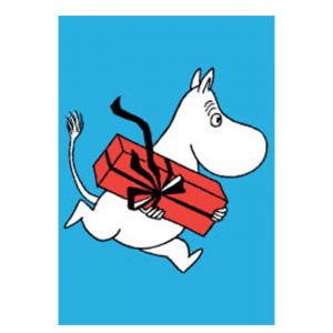 Minikort Mumin Present