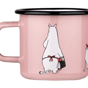 Mumin Emaljmugg - Muminmamma, Rosa, 3,7 dl