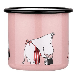 Mumin Emaljmugg - Muminmamma, Rosa, 3,7 dl