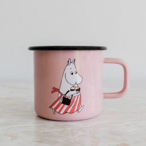Mumin Emaljmugg - Muminmamma, Rosa, 3,7 dl