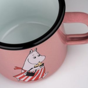 Mumin Emaljmugg - Muminmamma, Rosa, 3,7 dl