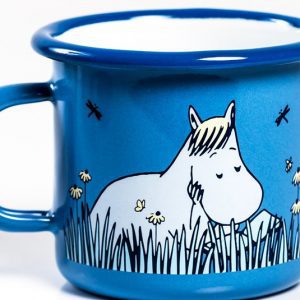 Mumin Emaljmugg - Vänner, 2,5dl