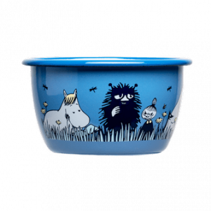 Mumin Emaljskål - Vänner, 3 dl