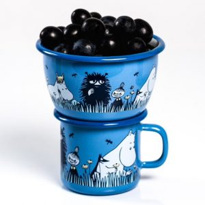 Mumin Emaljskål - Vänner, 3 dl