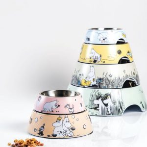 Mumin Husdjur Matskål- Rosa- Small