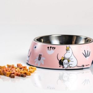 Mumin Husdjur Matskål- Rosa- Small