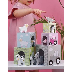 Stapelbara klossar med djur - Jabadabado