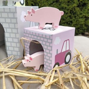 Stapelbara klossar med djur - Jabadabado