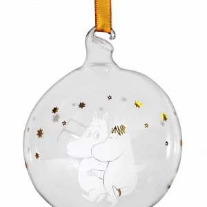 Mumin Dekorationskulor & Julgranskulor, 3pack - Sparkling Stars