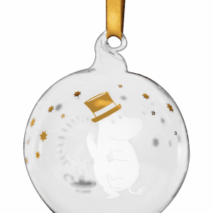 Mumin Dekorationskulor & Julgranskulor, 3pack - Sparkling Stars